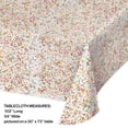 thumbnail image 3 of 6/Case Bulk Confetti Sprinkles Plastic Table Covers, 3 of 6