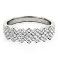 thumbnail image 2 of Diamond Studded Wide Ring in 14k White Gold 5/8 cttw SZ 7.5, 2 of 4