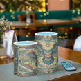 thumbnail image 3 of Yayeee Flameless Candles with Remote Flickering Battery Operated Multi Color Changing, Retro Abstract Eagle, 3 of 7
