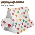 thumbnail image 2 of FORMRS A4 Clipboard Folder with Pen Holder Horizontal Foldable School Office Binder, Polka Dot, 2 of 9