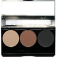 thumbnail image 1 of Paleta de sombras de ojos Pure Ziva, negro mate, marrón medio, blanco roto, 1 of 6