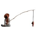thumbnail image 1 of jifeng Ceramic Porcelain Jiang ing Figurines Cute Small Statue Figurine Tea Sand, 1 of 9