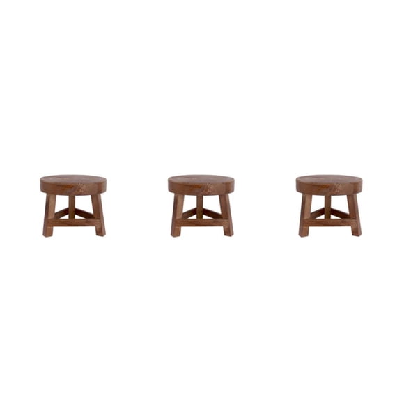 Speravity Taburetes bajos de madera, banco pequeño, soporte para plantas, soporte para maceta de interior y exterior, estante moderno para Type1 NO1