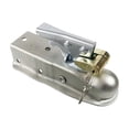 thumbnail image 1 of 1-7/8" X 2 Inch Ball Trailer Coupling CAP 2000 LBS Hitch Back Coupler Straight Tongue RV Parts Camper Caravan Accessories ,RV Tool, 1 of 7