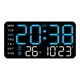 thumbnail image 2 of Reloj despertador digital Macarena LED 12/24 horas con atenuador, 2 of 8