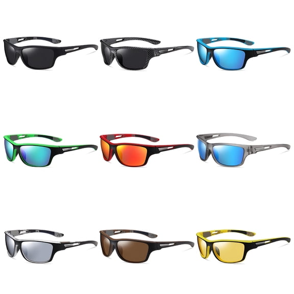 HBMYN Polarized Sports Sunglasses for Men Driving Cycling Fishing Sun Glasses Uv Protection Goggles Polarized Sunglasses Men