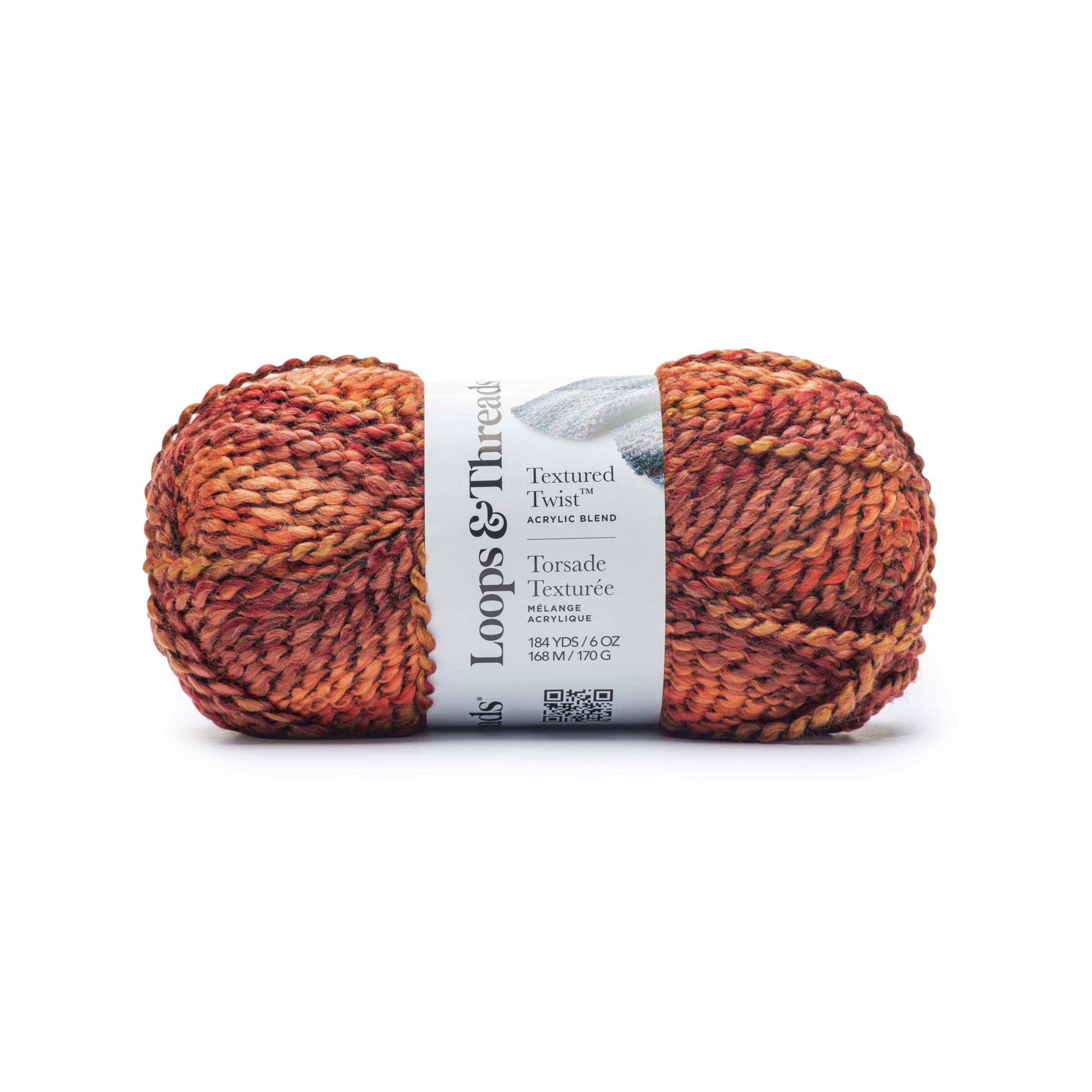 Textured Twist Yarn by Loops & Threads - Yarn for Knitting