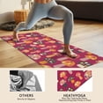 thumbnail image 4 of Colorful Spotted Mushroom Red Pattern Hot Yoga Mat Towel Non Slip for Hot Yoga - Quick-Drying Yoga Mat Cover with 4 Corner Pockets with Travel Bag - Hot Yoga Towel Non Slip 74"x26", 4 of 6
