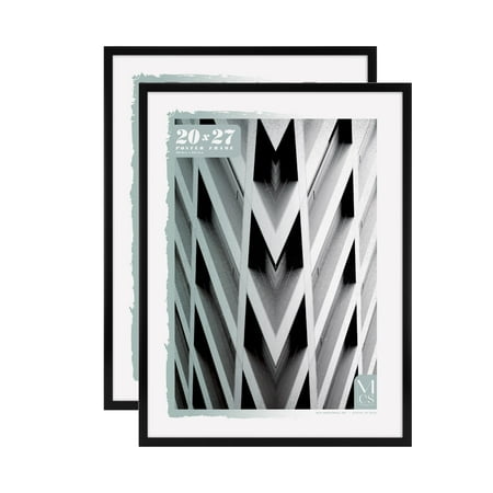 MCS Foundation 16x24 Poster Frame Traditional Brass, Vertical & Horizontal Wall Hanging Large Picture Frame for Photos, Posters & Art Prints (1-Pack)