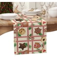 thumbnail image 2 of St Patrick Table Runner 71 inches Long St.Patrick''s Day Lucky Shamrock Gnomes Green Buffalo Plaid Kitchen Table Runner for Dining Table linen table runners for Party Home Decoration 13.8 x71 inch, 2 of 6