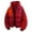 Red, variant on WRKEKC Winter Jackets for Men Solid Color Layered Look Vest Stand Collar Zipper Pocket Cotton Jacket Long Sleeve Casual Wear