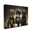 thumbnail image 3 of Stupell Industries Bulldog Puppies Urban Outfits Animals & Insects Painting Gallery Wrapped Canvas Print Wall Art, 3 of 5