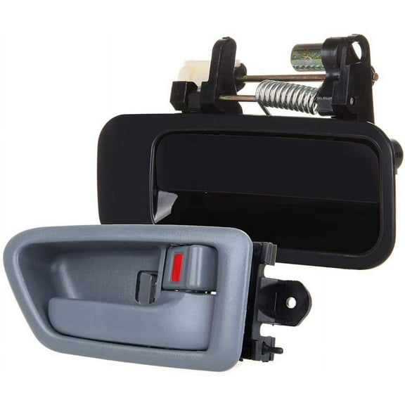 CCIYU Door Handles fit for 1997-2001 for Toyota camry Exterior Interior Rear Passenger Side(2pcs)
