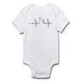 thumbnail image 1 of CafePress - Cat Heartbeat - Baby Light Bodysuit, 1 of 1
