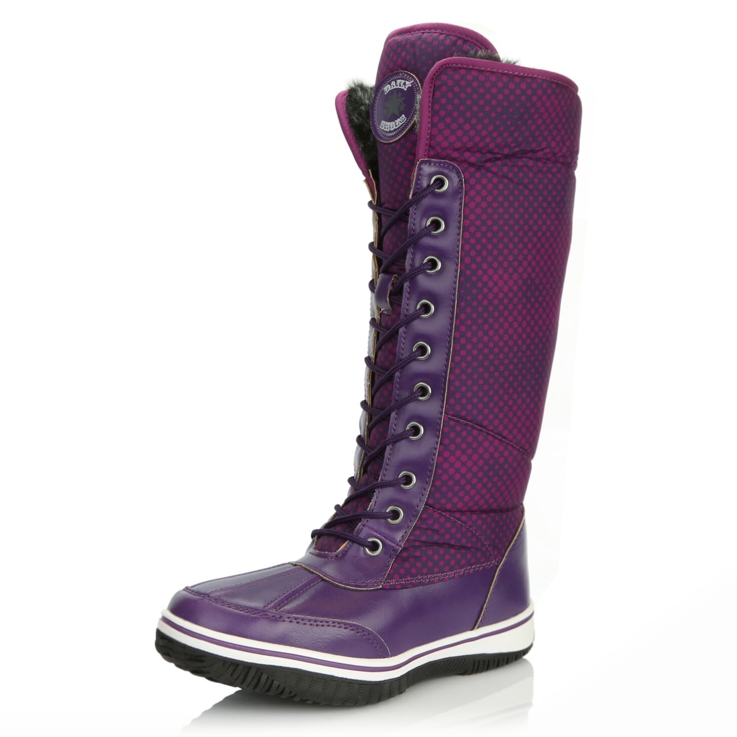 Purple winter boots womens Clearance