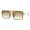 Olive (Brown), variant on Square Rectangle Sunglasses Men's Vintage Retro Shades UV400 Black, Smoke