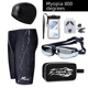 thumbnail image 1 of Bañador de cinco puntos de secado rápido para hombre, impermeable, gorro de baño con estampado de piel de tiburón y gafas, 1 of 4
