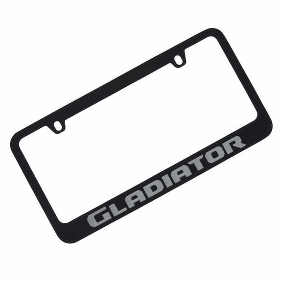 Jeep Gladiator License Plate Frame (Black)