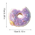 thumbnail image 2 of Simulated Notch Tooth Mark Donut Squishy Collectible Squeeze Fidget Toy, Hand‑Operated Stress Relief Play Toy, Portable Sensory Decompression Toy for Teens Adults, Party Prize(1PCS), 2 of 5
