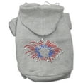 thumbnail image 5 of Pet, Dog  Cat Hoodie Rhinestone, "Fireworks", 5 of 7