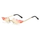 thumbnail image 2 of Gafas de sol de llama, moda personalizada, gafas de sol de plumas, gafas de fiesta de metal, 2 of 5