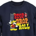 thumbnail image 3 of Disney - Firefighter Mickey - Stop, Drop, & Roll - Toddler & Youth Crewneck Fleece Sweatshirt, 3 of 5
