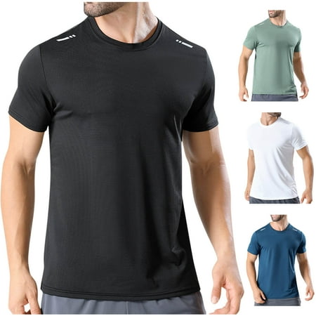 Men s Sport Shirt with Lapel Short Sleeve Top Tee for Casual Business Office Vacation Beach Outfits Classic Mens Apparel | Ihhxva Green XL
