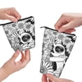 thumbnail image 3 of Lsque Floral Sugar Skull Portrait Pattern Telescopic Pencil Bag Pen Holder Stationery Case, Stand-up Retractable Transformer Bag Organizer, 3 of 6