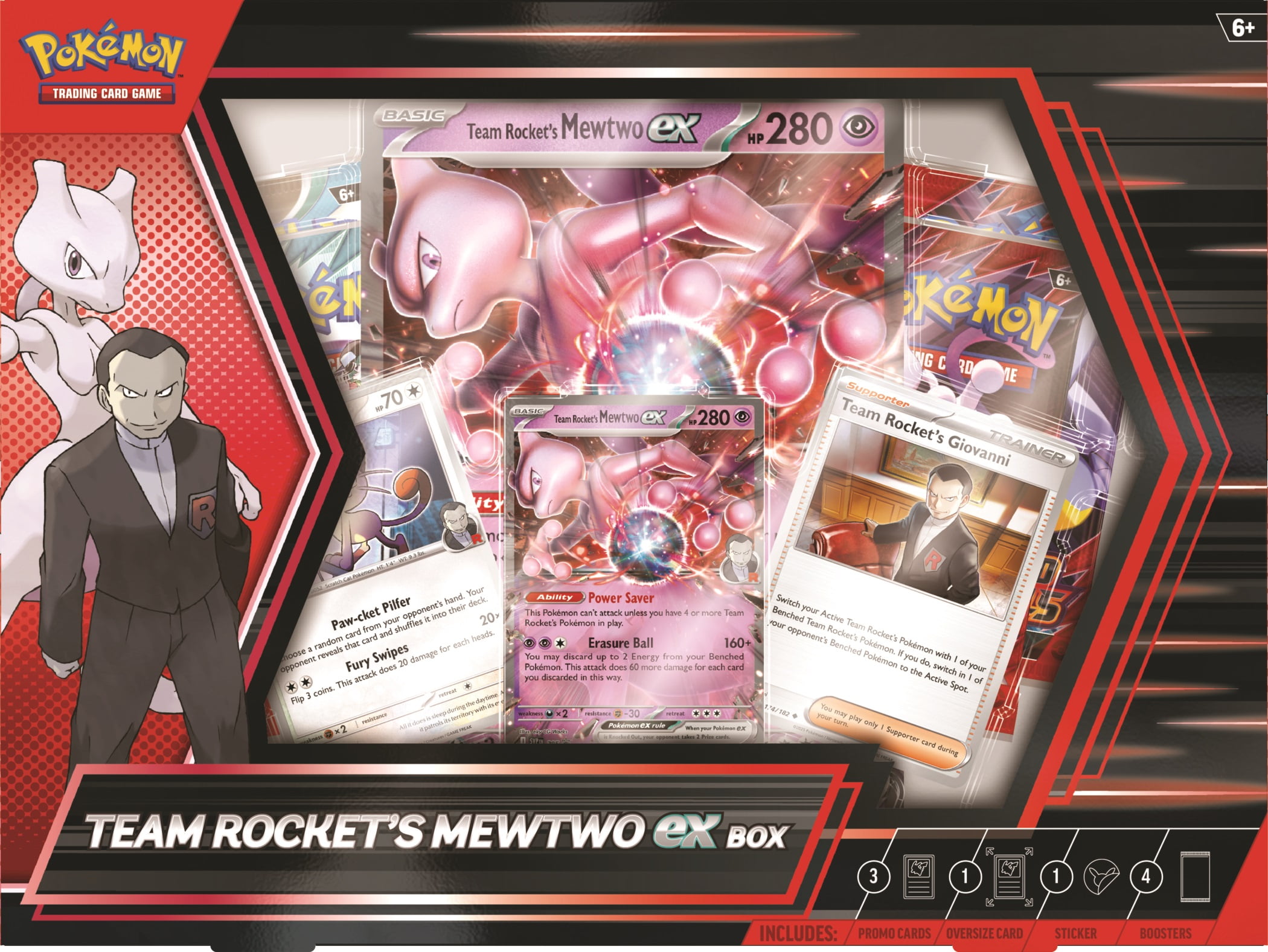 Pokemon TCG: Team Rocket’s Mewtwo ex Box