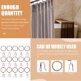 thumbnail image 4 of Miangastore Curtain Clips With Rings Iron 40 Sets 2.8x1.5in, 4 of 8