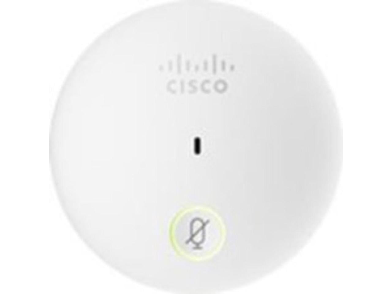 Cisco Wired Boundary Microphone - 24.61 ft - 80 Hz to 20 kHz -34 dB - Omni-directional - Table Mount - Mini-phone