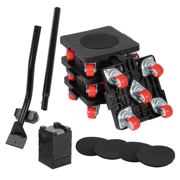 BEAMNOVA Furniture Dolly, Furniture Movers Sliders & Lifter Tool Set, Furniture Moving Tools with 360° Rotatable Universal 5 Wheels (Enhanced)