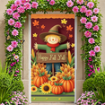 thumbnail image 2 of Colorful Theme Fall Decoration Scarecrow Design Thanksgiving Banner for Autumn Celebration Party Decoration Indoor, 2 of 8