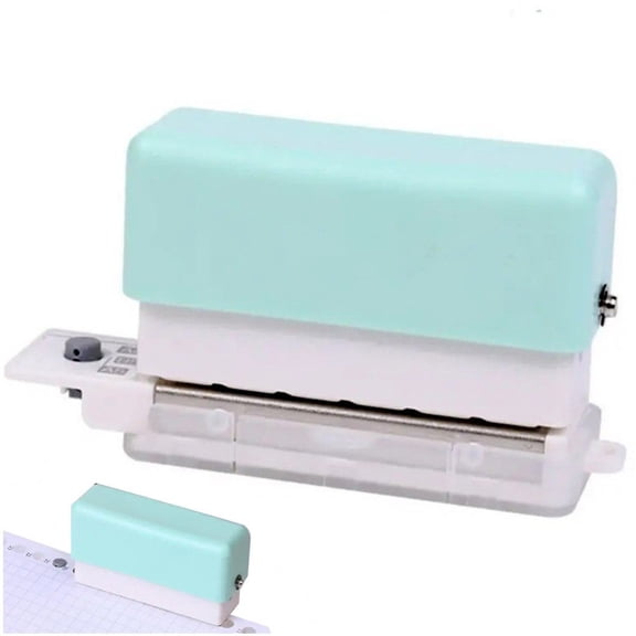 vlrwzc 6 Hole Puncher for A4 A5 B5 Loose Leaf Paper Portable Handheld Office Punch