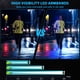 thumbnail image 5 of Yuarrent El equipo para correr reflectante recargable de 2 piezas se verá por la noche Ajuste universal 3 modos de iluminación Ciclismo Azul+2 piezas, 5 of 6