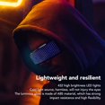thumbnail image 3 of HUGFEGWE Lunettes LED, Contrôlées par Application, Lunettes Lumineuses RGB Personnalisables avec Éclairage Réactif au Son, Haute Luminosité pour Fêtes, Raves, Festivals de Musique, Noël UA824-0907, 3 of 9