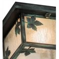 thumbnail image 3 of Meyda Tiffany 38554 Hyde Park Maple Leaf 12" Wide Flush Mount Square Ceiling Fixture -, 3 of 7
