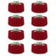 thumbnail image 1 of Manteles redondos de poliéster rojo sancua, 229 cm, paquete de 8, 1 of 9