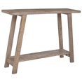 thumbnail image 1 of Console moderne rustique en bois massif – fini vieilli, 1 of 7