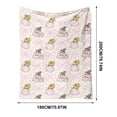 thumbnail image 3 of Manta polar estampada de Halloween – Manta suave de franela para sofá, sillón, dormitorio, oficina, manta decorativa acogedora para la siesta, cálida decoración para el hogar en todas las estaciones, 3 of 7