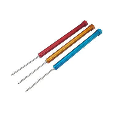 Set Of 3 Red, Blue & Yellow Titanium Soldering Picks - Gold Silver Jewelry Tool