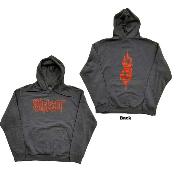 Slipknot Unisex Pullover Hoodie Sweatshirt Logo (Back Print) (Medium)