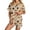 Z1-Beige, variant on MuXiKeJi Clothes Halloween Pajamas Women Pumpkin Skeleton Witch Ghost Printed Cute Costumes Short Sleeve Matching Shorts Sleepwear Set,Womens Silk Halloween Sleep pjs