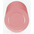 thumbnail image 3 of Calypso Basics, 6pc Melamine Salad Plate Set, Pink, 3 of 7