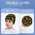 thumbnail image 6 of Rateoe Sunflowers3 Kids Beanie Warm Knit Beanie Hats Boys Girls Winter Hat Soft Slouchy Hats for Kids, 6 of 7
