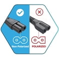 thumbnail image 1 of Cable de alimentación PWR+ para Sony PS5 PS4 PS3 Slim 6 pies negro, 1 of 2