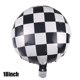 thumbnail image 2 of 20*30 Rosa 10 piezas de globos de fiesta con bandera de coche de carreras a cuadros, globos a cuadros blancos y negros, 2 of 5