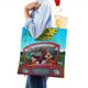 thumbnail image 4 of Goof Troop Bolso de tela con estampado de lienzo para mujer, bolsa de compras reutilizable y estética, con cremallera interior, regalo para mujer, 35 × 40 cm., 4 of 6