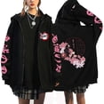 thumbnail image 3 of Sudadera de manga larga con cremallera de Kimetsu No Yaiba, Demon Slayer, Kokushibo, Kamado, Nezuko, Kyoujurou, 3 of 4