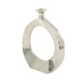 thumbnail image 6 of DecMode 15"W, 18"H Aluminum Contemporary Vase, Silver, 1 - Piece, 6 of 6